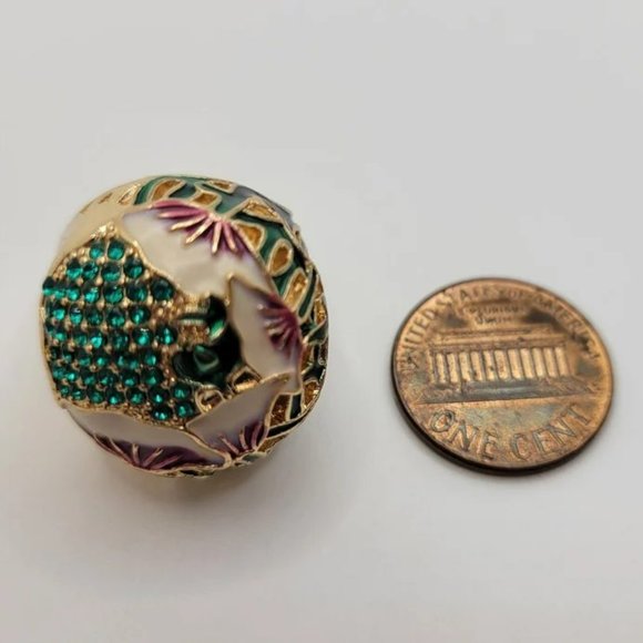 Jewelry | Stunning Chinese Handpainted Lotus Flower Ring | Poshmark